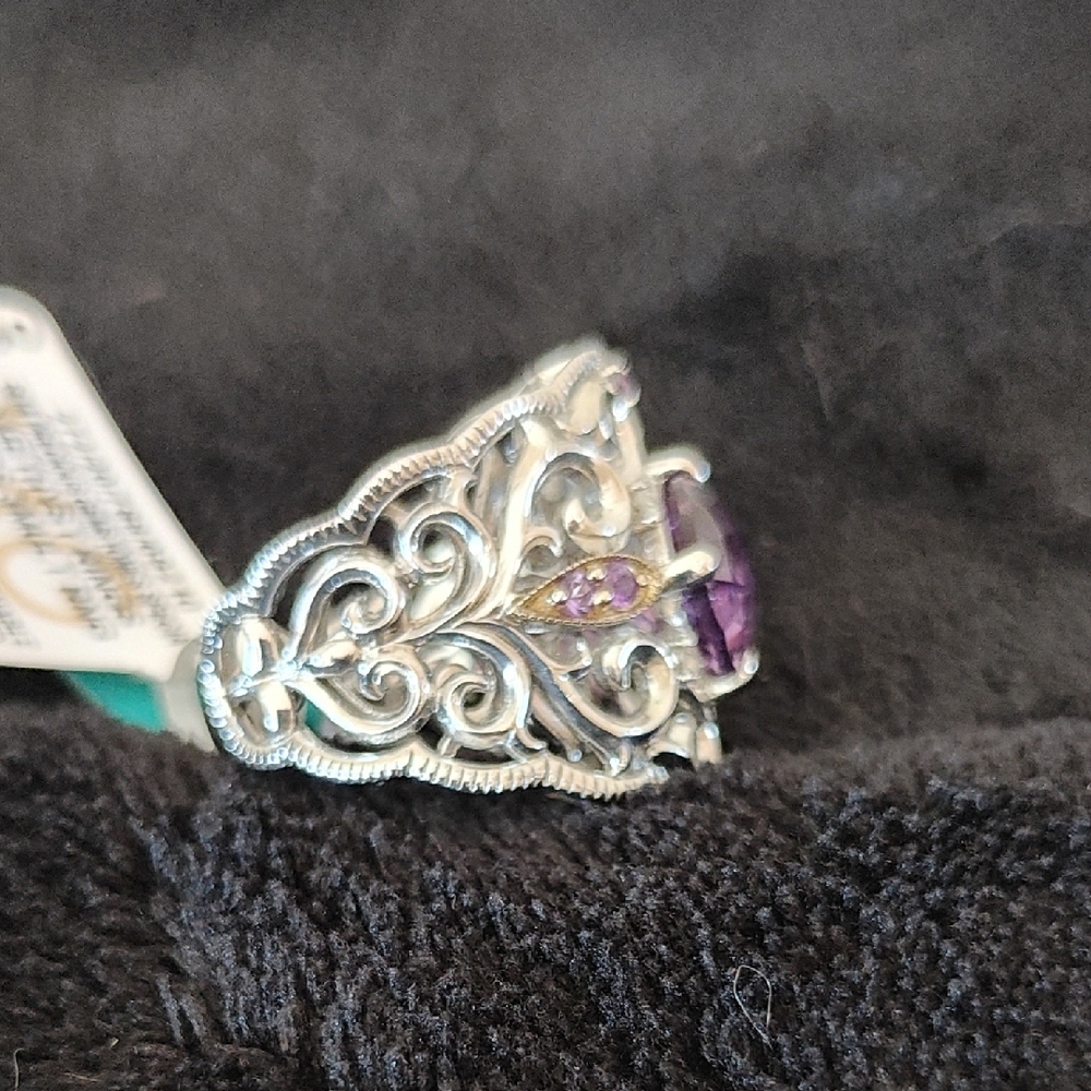 Effy Sterling Silver Amethyst Ring - Picture 4 of 7